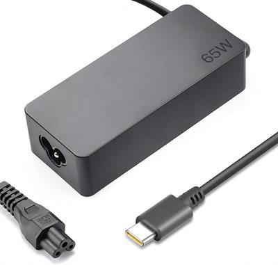 Lenovo 65W 20V 3.25A Type-C USB-C Charger AC Replacement Power Adapter ADLX65YLC3A for Lenovo Thinkpad X1 Tablet, IBM Yoga 5