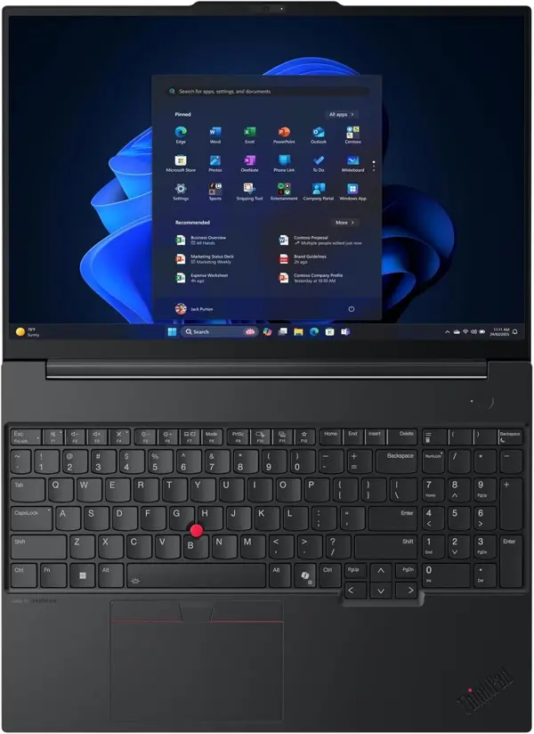 Lenovo ThinkPad E16 Gen 3 16" FHD+ Business Laptop Computer, Intel 16-Core Ultra 7 255H (Beat i9-13900H), Arc 140T, 16GB DDR5 RAM, 1TB PCIe SSD, WiFi 6E, Bluetooth 5.3, Webcam, Windows 11 Pro