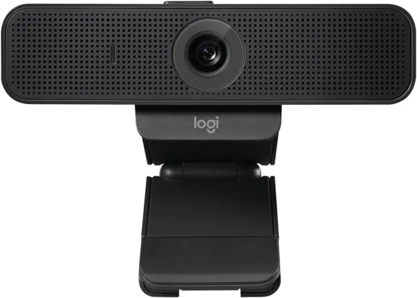 Logitech C925-E Webcam, HD 1080p/30fps Video Calling, Light Correction, Autofocus, Clear Audio, Privacy Shade, Works with Skype Business, WebEx, Lync, Cisco, PC/Mac/Laptop/Macbook (Renewed)