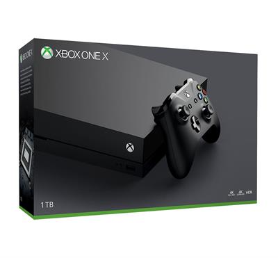 Microsoft XBOX One X 1Tb Console With Wireless Controller: Enhanced, Hdr, Native 4K, Ultra Hd