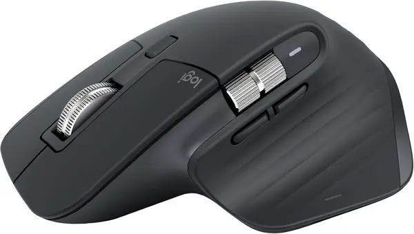Logitech MX Master 3S Bluetooth Edition Wireless Mouse, No USB Receiver - Ultra-Fast Scrolling, Ergo, 8K DPI, Track on Glass, Quiet Clicks, Works with Apple Mac, Windows PC, Linux, Chrome - Graphite (Used)