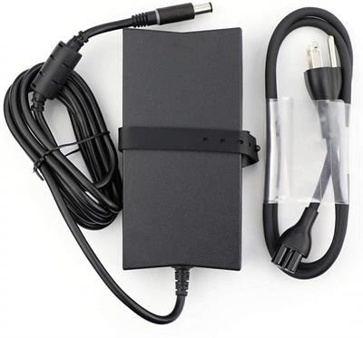 Dell 130W 240V Slim 7.4mm Pin Laptop Charger Adapter for Alienware, Inspiron 15, Latitude, Precision and Vostro 15 Models with Power Cord