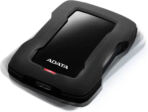ADATA HD330 2TB USB 3.1 Shock-Resistant Extra Slim External Hard Drive Black 