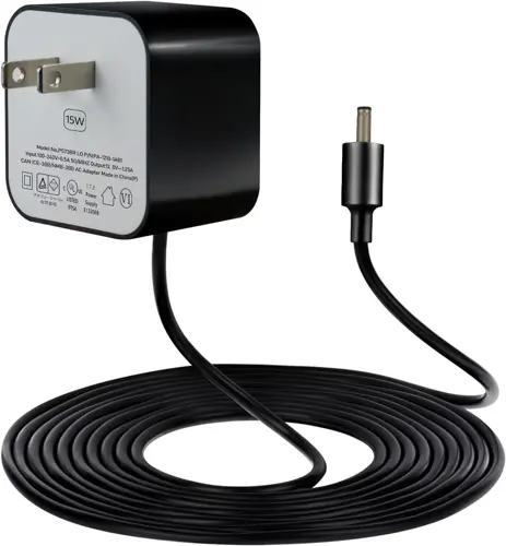 15W Power Adapter for Echo, Dot 3rd & 4th Gen, Kids Edition, Show 5, Spot, and Fire TV Cube, 5Ft AC Adapter (UK PLUG) (Used)
