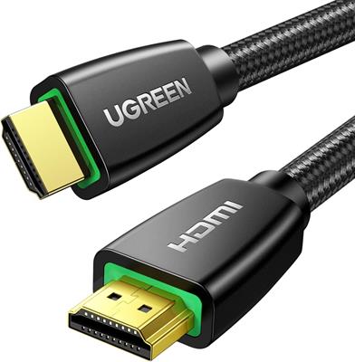 UGREEN HDMI Cable 4K Braided High Speed 18Gbps with Ethernet Support 4K 60HZ Compatible with UHD TV Monitor Computer Xbox 360 PS5 PS4 Blu-ray