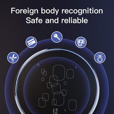 KUULAA 15W Qi Wireless Charger For Xiaomi Mi 9 Pro Mirror Wireless Charging Pad Fast Charger For iPhone