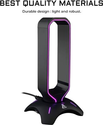 G-LAB K-Stand RADON Gaming Headset Stand RGB Backlight USB HUB 2
