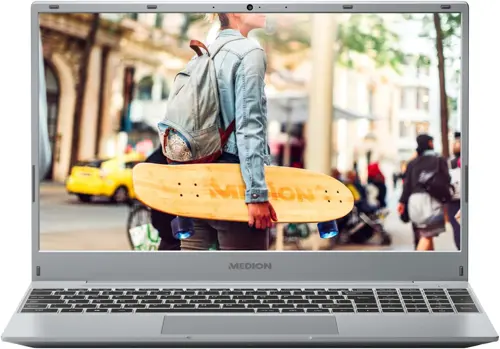 MEDION Akoya E15407 15.6" Intel Core i5 1035G1 8 GB 256 GB Laptop, Silver (Used)