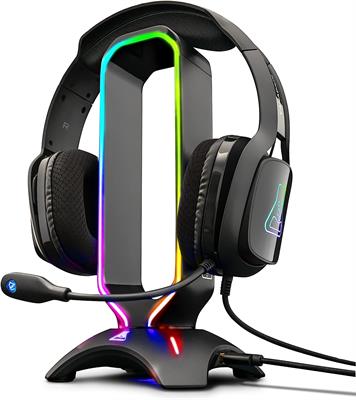 G-LAB K-Stand RADON Gaming Headset Stand RGB Backlight USB HUB 2
