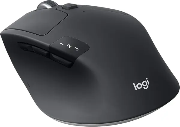 Logitech M720 Wireless Triathlon Mouse with Bluetooth for PC with Hyper-Fast Scrolling and USB Unifying Receiver for Computer and Laptop - (Used)