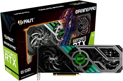 PALIT RTX3070 GAMINGPRO 8G GDDR6 256bit 3-DP HDMI LHR (Open Box)