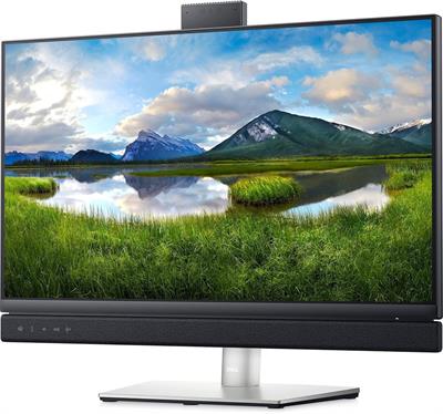 Dell 24, HD Video Conferencing Monitor - C2422HE with POP-UP 5MP IR Camera Dual 5W Integrated Speakers and a Dedicated Microsoft Teams Button,Gray (Used)