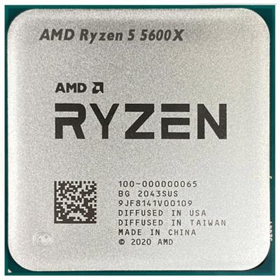 AMD Ryzen 5 5600X Desktop Processor - 3.7 GHz Six-Core AM4 Unlocked (Tray Pack)