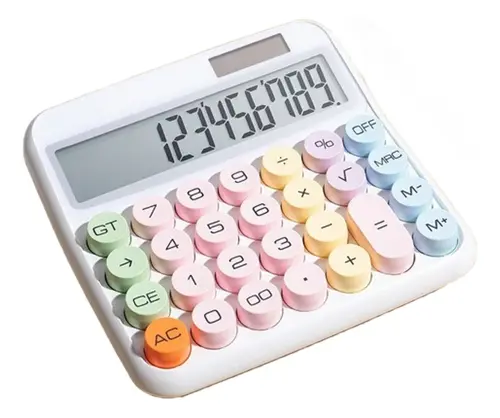 COLORFUL KK-2278 PLASTIC SOLAR CALCULATOR 