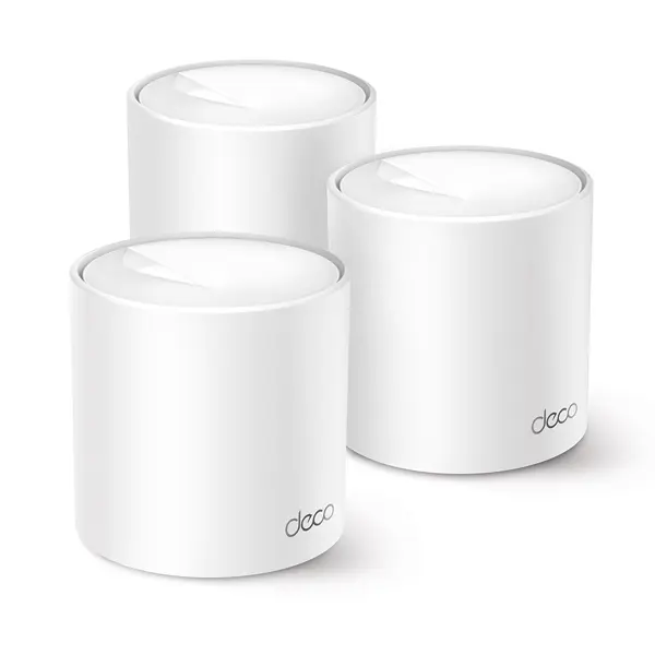 TP-Link Deco X10 (3-pack) AX1500Mbps Whole Home Mesh Wi-Fi 6 System, Coverage up to 5600ft²,Easy Setup, Wi-Fi Mesh System, Wi-Fi Router, Extender Booster, Gaming & 4K, Easy Setup, Alexa & Google Home
