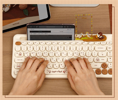 BTS Inspired Characters Multi Pairing Wireless Keyboard, Little Buddy Baby Edition, All in Their Own Cute Style & Colors