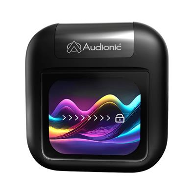 Audionic Trance Airbud 810 with Quad Mic ANC Earbuds, Touch LCD Display Earbuds Gaming Mode, IPX4 Water Proof TWS Wireless Earbuds, Touch Display Earbud With 20 Hour Playtime Bluetooth Ear buds And Headphones