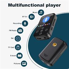 MP3 Player Bluetooth Music Speakers FM Radio e-book w/ Clip for Sports / Running