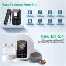 MP3 Player Bluetooth Music Speakers FM Radio e-book w/ Clip for Sports / Running