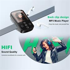 MP3 Player Bluetooth Music Speakers FM Radio e-book w/ Clip for Sports / Running