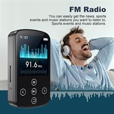 MP3 Player Bluetooth Music Speakers FM Radio e-book w/ Clip for Sports / Running