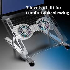 UTHAI C9 Aluminum Alloy Laptop Stand Foldable With Air Cooling Radiator Height Adjustable Storage Rack
