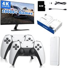 2.4G PRO Wireless 3D 4k Ultra HD Stick Double Rocker Video Game Console Set 20000+ Games