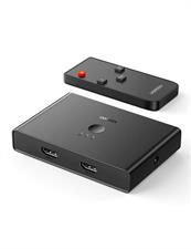 UGREEN 70690 2-IN 4-OUT HDMI SWITCH SPLITTER WITH REMOTE