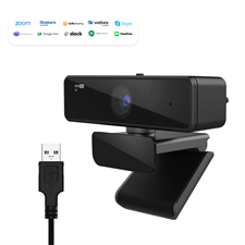 NUROUM V11 2K business webcam with dual mic perfect for hybrid collaboration and live streaming