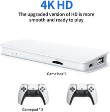 2.4G PRO Wireless 3D 4k Ultra HD Stick Double Rocker Video Game Console Set 20000+ Games