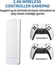 2.4G PRO Wireless 3D 4k Ultra HD Stick Double Rocker Video Game Console Set 20000+ Games