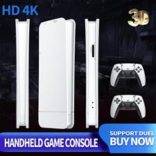 2.4G PRO Wireless 3D 4k Ultra HD Stick Double Rocker Video Game Console Set 20000+ Games