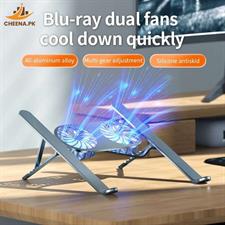 UTHAI C9 Aluminum Alloy Laptop Stand Foldable With Air Cooling Radiator Height Adjustable Storage Rack