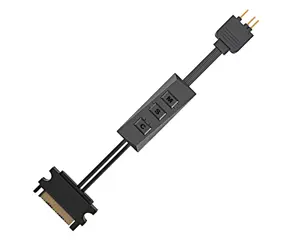 ID-COOLING RC-ARGB Controller Cable for PC Builds, Fans, CPU Coolers and LED Strips, 3-Pin Connector