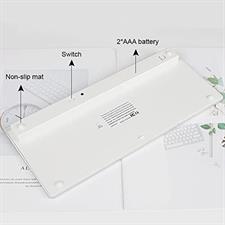 Teclado Sem Fio ANXIN203 Keyboard X5 Ultra-Thin Mini Wireless Bluetooth Keyboard, Support Win/Android/iOS System Tablet Accessories
