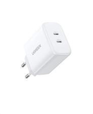 UGREEN 40W USB C Charger Double USB C Power Supply USB C Power Plug Supports 20W Compatible with iPhone 15 Pro Max, 14, 13, 12, HomePod Mini, iPad Pro, Watch 8, Galaxy S23, S22, Pixel, Redmi