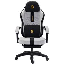 Boost Surge Pro Ergonomic Chair With Footrest | Free Shipping - Grey/Black