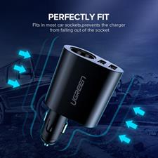 UGREEN Fast Charging 3.0 90W Fast Charging Car Phone Charger For iPhone