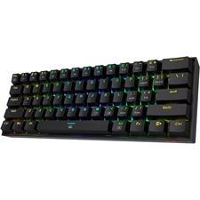 Redragon Dragonborn K630 RGB Mechanical Wired Gaming Keyboard - Black - USB Type-C - Brown Switches
