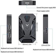 ciciglow Gaming Keyboard and Mouse Converter,Keyboard and Mouse Adapter,Bluetooth Keypad and Mice Converter,Mobile Game Adapter,Suitable for Android System (Mix Pro)