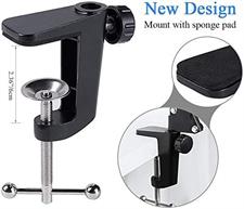 HAUEA Professional Adjustable Microphone Stand Microphone Arm with Spider and Adapter for Studio TV Program Recording, Compatible with Blue Yeti Microphone (Microphone Arm)