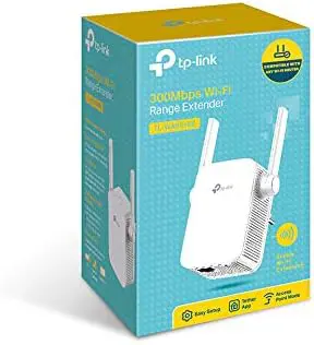 TP-Link N300 WiFi Extender(TL-WA855RE)-Covers Up to 800 Sq.ft, WiFi Range Extender Supports up to 300Mbps Speed, Wireless Signal Booster and Access Point for Home, Single Band 2.4Ghz Only, White