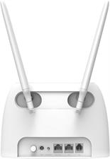 Tenda 4G06 300 Mbps 4G Volte Cat 4 Mobile Wi-Fi Router, 4G LTE Router, Sim Slot Unlocked, No Configuration Required, RJ11 Ports Voice