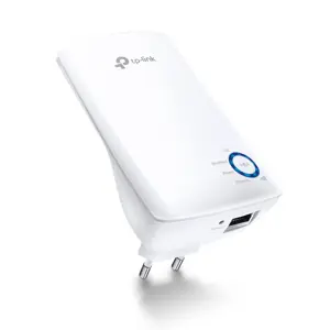 TP-Link TL-WA850RE N300 Wireless Range Extender, Broadband/Wi-Fi Extender, Wi-Fi Booster/Hotspot with 1 Ethernet Port, Plug and Play, Built-in Access Point Mode