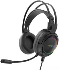 ZIDLI L4 PRO RGB USB Gaming Headset - 7.1 surround sound Headphone USB - RGB Side LED With Mic For PC/PS | Black
