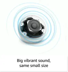Amazon Echo Dot 5th Gen Vibrant sounding Alexa speaker, Great for Bedrooms, Dining Rooms and Offices, Charcoal