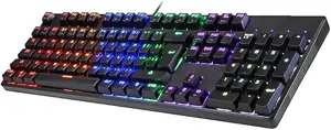 Mechanical keyboard Motospeed CK107 RGB (black)