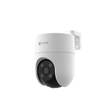 EZVIZ 2K+  H8C 4MP Outdoor Camera Wired, 360° PTZ WiFi Camera for Home Security, Outside Surveillance with AI Detection Auto-Tracking, Color Night Vision, Two-Way Talk, Waterproof, Alexa, 512GB Support