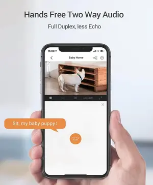EZVIZ H6c Pro,2K, 3MP [New Generation], WiFi Security Camera, Call Button, Night Vision, Motion Detection, Smart Tracking, Two-Way Audio, Works with Alexa