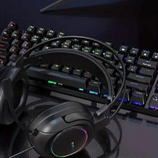 ZIDLI L4 PRO RGB USB Gaming Headset - 7.1 surround sound Headphone USB - RGB Side LED With Mic For PC/PS | Black